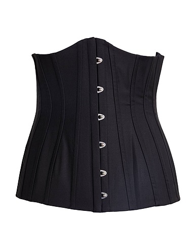 DOLCE&GABBANA Gürtel Schwarz 100% Schurwolle