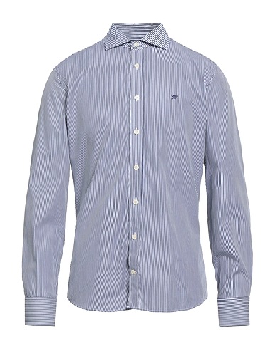 HACKETT Camicia a righe Blu navy 100% Cotone