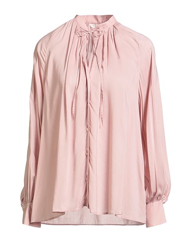 XACUS Solid colour shirts & blouses Blush 100% Viscose