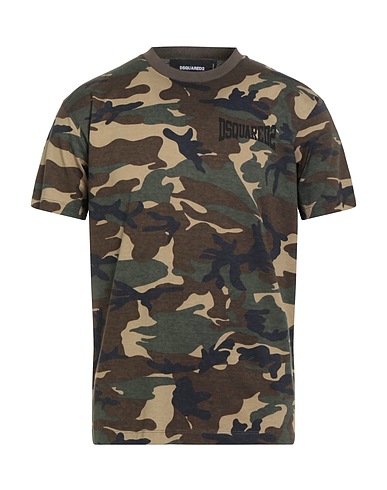 DSQUARED2 T-shirt Military green 100% Viscose