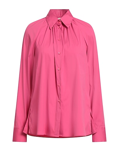 XACUS Однотонные рубашки и блузки 78% Хлопок, 18% Полиамид, 4% Эластан