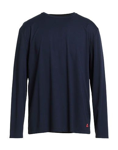 PEUTEREY Basic T-Shirt Midnight blue 55% Viscose, 40% Polyester, 5% Elastane