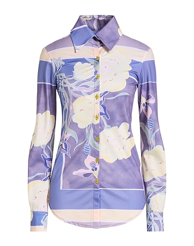 CONNER IVES Floral shirts & blouses 78% Recycled polyester, 22% Elastane