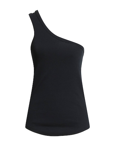 BA&SH One-shoulder top Black 97% Cotton, 3% Elastane