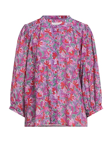 BA&SH Floral shirts & blouses Lilac 74% Viscose, 26% Cotton