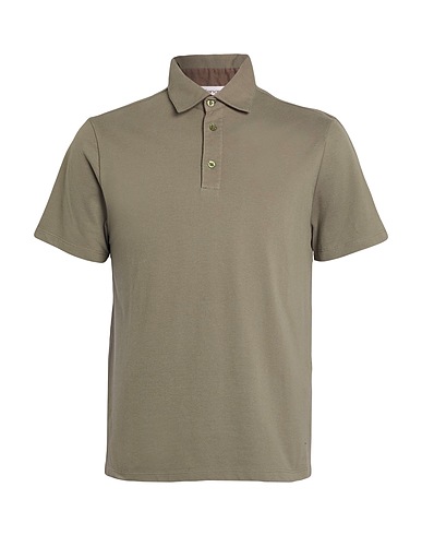 KANGRA Polo Verde militare 97% Cotone, 3% Elastan