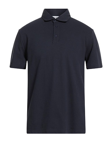 KANGRA Polo shirt Midnight blue 97% Cotton, 3% Elastane