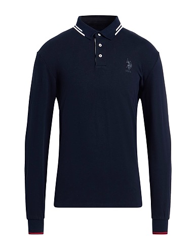 U.S.POLO ASSN. Polo shirt Midnight blue 100% Cotton
