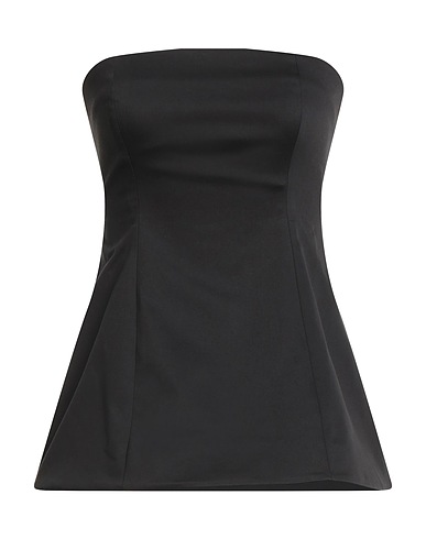 STAUD Top Black 57% Cotton, 40% Polyester, 3% Elastane