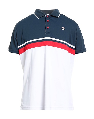 FILA Polo shirt White 100% Polyester