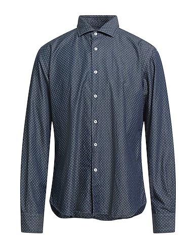 XACUS Camicia di jeans Blu 100% Cotone