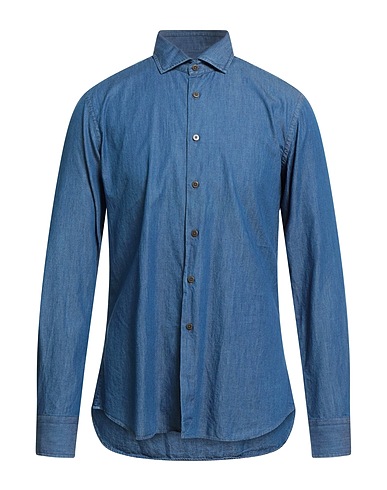 XACUS Denim shirt Blue 100% Cotton
