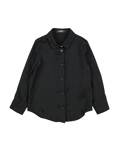 BALMAIN Patterned shirts & blouses 87% Acetate, 8% Silk, 5% Polyamide