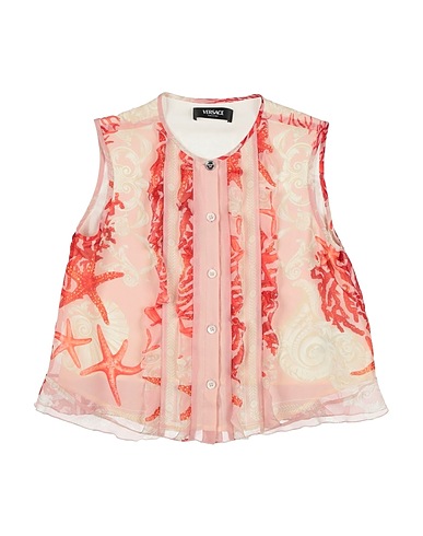 VERSACE YOUNG Camisas y blusas estampadas 100% Seda