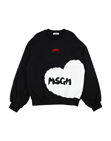 MSGM Sweatshirt KIDS Black 100% Cotton