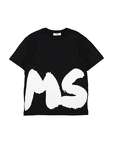 MSGM T-Shirt Schwarz 100% Baumwolle