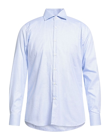 BAGUTTA Camisa estampada Azul marino 100% Algodón