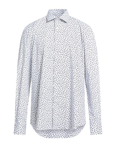 I SARTI Patterned shirt White 100% Cotton