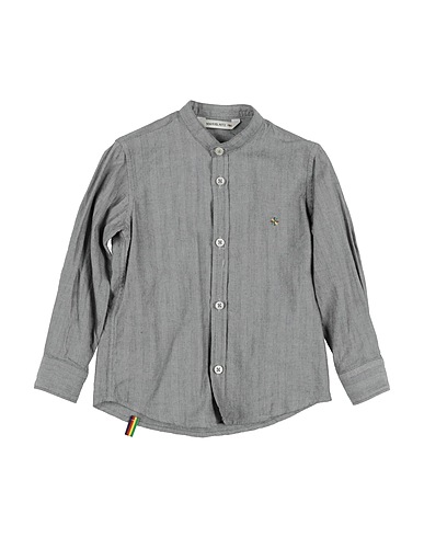 MANUEL RITZ Patterned shirt Grey 100% Cotton