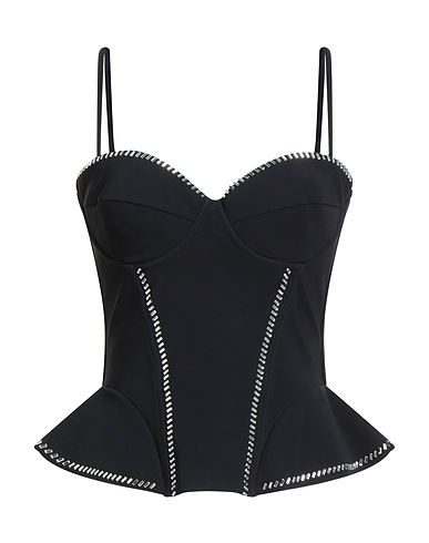 CHIARA BONI LA PETITE ROBE Bustier Black 72% Polyamide, 28% Elastane