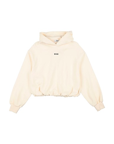 MSGM 트레이닝 상의 KIDS 아이보리 100% 코튼