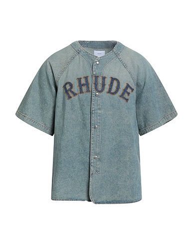 RHUDE Denim shirt Blue 100% Cotton