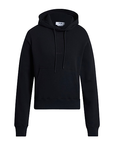 MSGM Hoodie Schwarz 100% Baumwolle