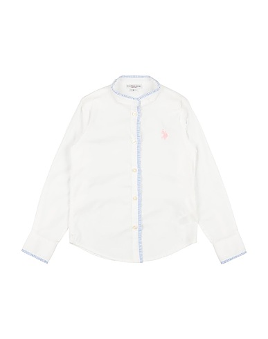 U.S.POLO ASSN. Patterned shirts & blouses Black 100% Cotton