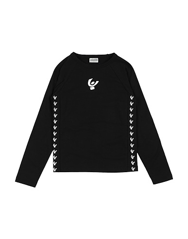 FREDDY T-shirt Black 95% Cotton, 5% Elastane