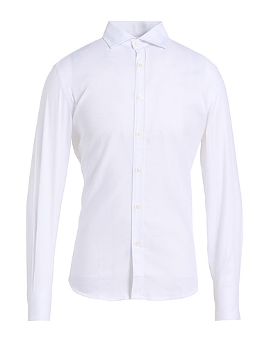 WEBB & SCOTT CO. Solid color shirt White 100% Cotton