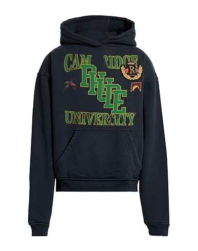 RHUDE Hooded sweatshirt Midnight blue 100% Cotton