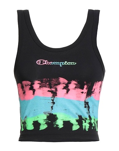 CHAMPION Top Black 95% Cotton, 5% Elastane