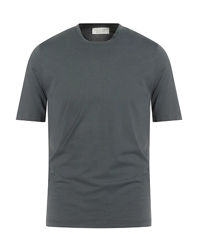 FILIPPO DE LAURENTIIS Basic T-shirt Charcoal 100% Cotton