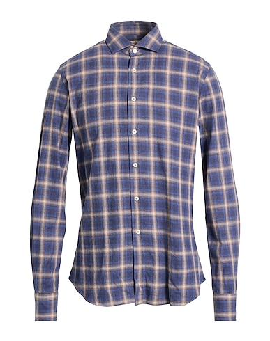 XACUS Checked shirt Blue 100% Cotton