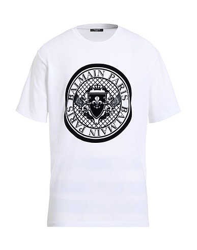 BALMAIN T-shirt White 100% Cotton