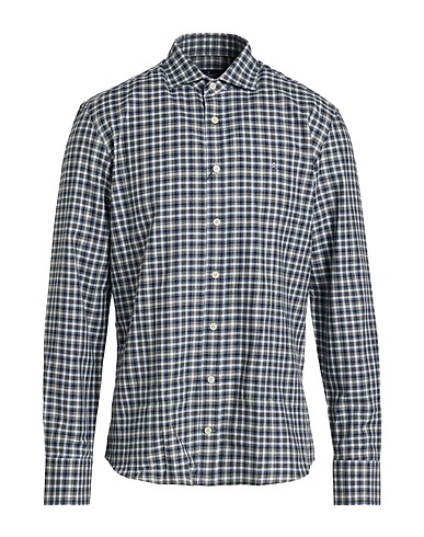HACKETT Checked shirt Grey 100% Cotton