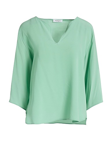KANGRA Silk top Light green 100% Silk
