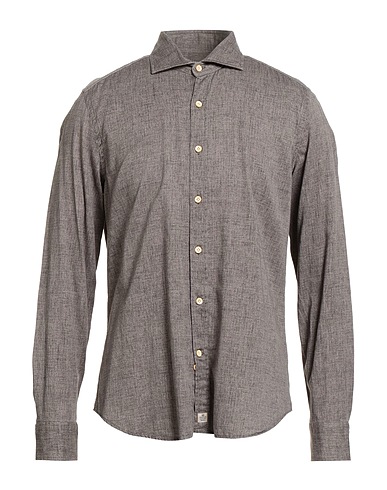 SONRISA Solid colour shirt GRIGIO 100% Cotton