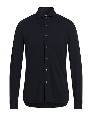 GHIRARDELLI Solid color shirt NEXT Midnight blue 86% Polyamide, 14% Elastane