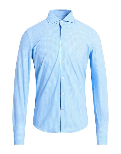 GHIRARDELLI Camicia fantasia NEXT Blu chiaro 70% Poliammide, 30% Elastan
