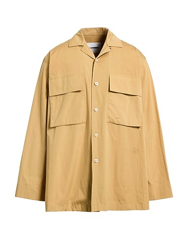 JIL SANDER+ Solid color shirt Sand 100% Cotton