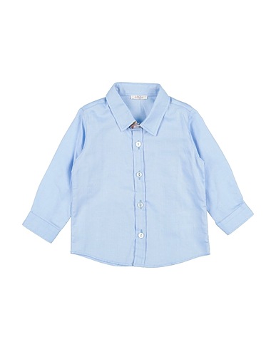 LE BEBÉ Patterned shirt Light blue 100% Cotton