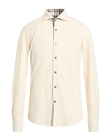 GHIRARDELLI Solid color shirt WASHED Cream 97% Cotton, 3% Elastane