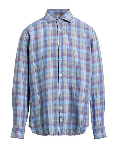 TINTORIA MATTEI 954 Checked shirt 100% Linen