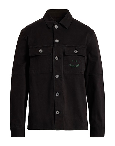 PS PAUL SMITH Однотонная рубашка 98% Органический хлопок, 2% Эластан