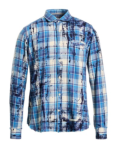 TINTORIA MATTEI 954 Patterned shirt 100% Cotton