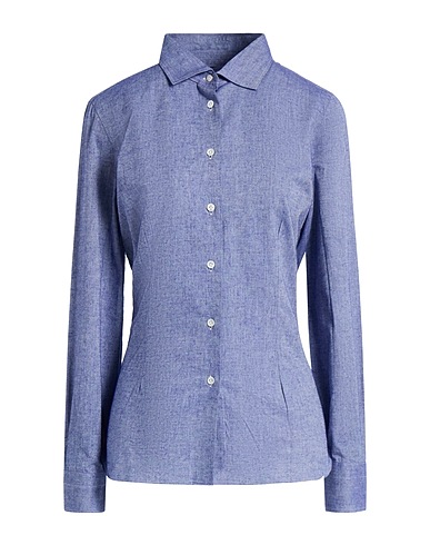 BARBA Napoli Patterned shirts & blouses Blue 100% Cotton