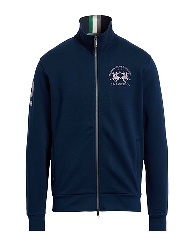 LA MARTINA Sweatshirt Navy blue 100% Cotton