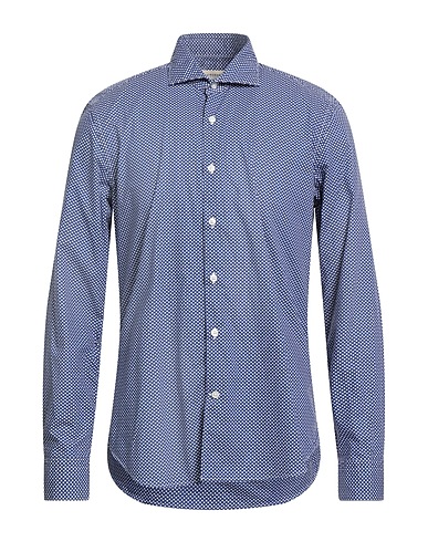 GHIRARDELLI Patterned shirt WASHED Navy 100% Cotton