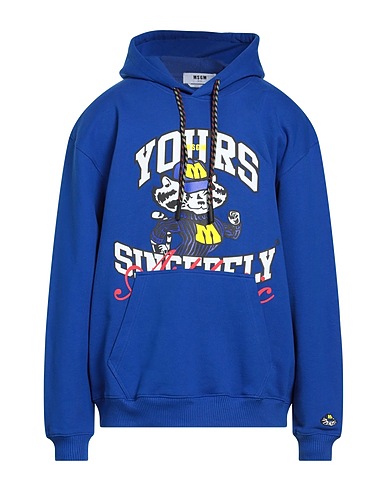 MSGM Hooded sweatshirt Blue 100% Cotton